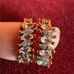 Elegant vintage BB PAJ small Gold and Silver Women's Earrings